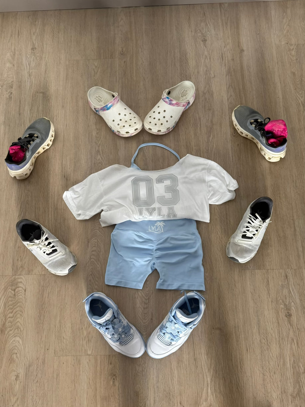 Every-wear halter top in Maliblue