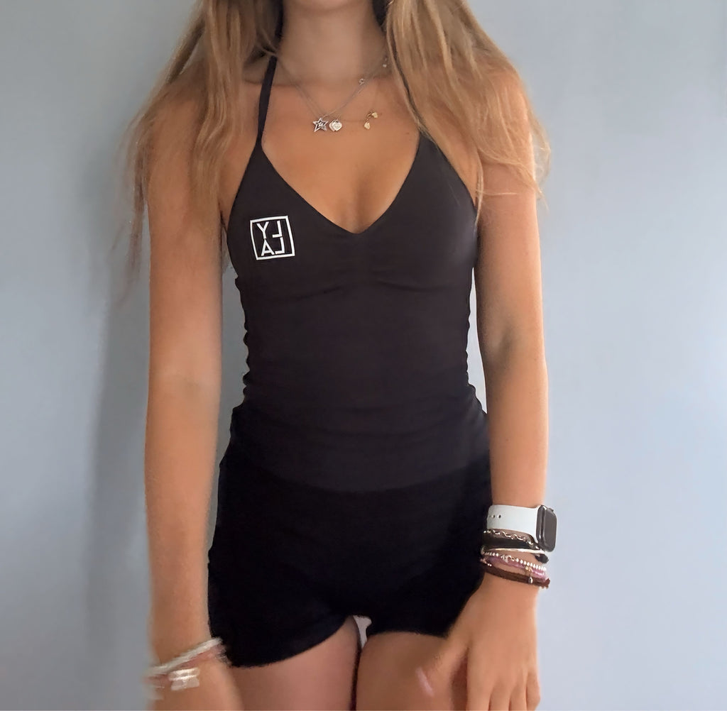 The Every-wear black halterneck