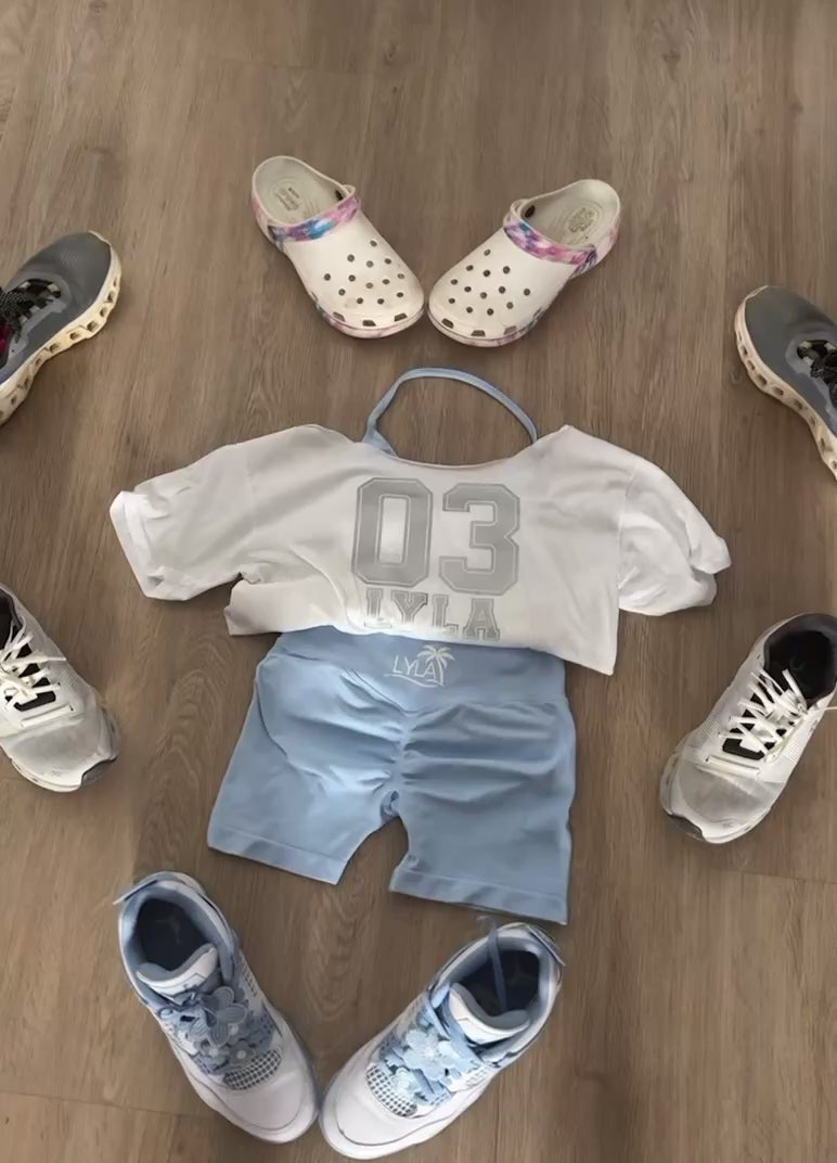 Sport-shape shorts in Maliblue